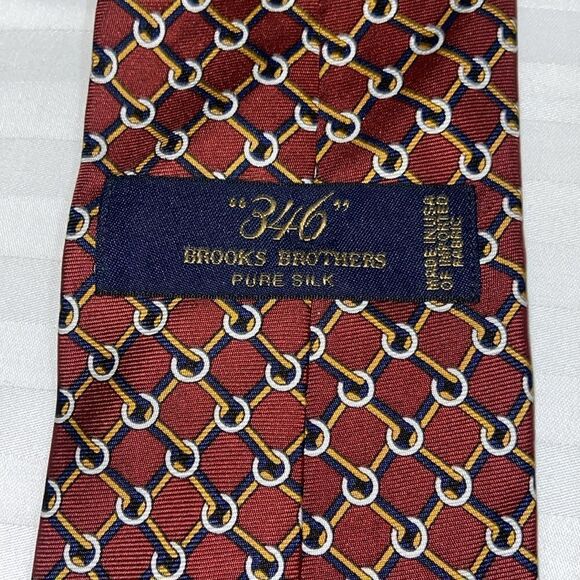 Brooks Brothers 346 Silk Tie - Picture 4 of 5